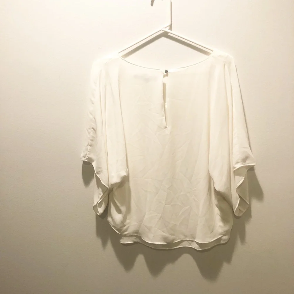 White House black market white blouse - Picture 2 of 5